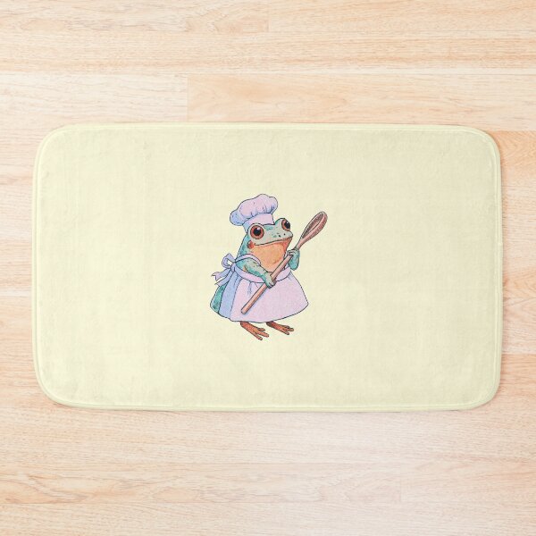 Item preview, Chef Frog Holding Wooden Spoon designed and sold by jianina-alondra.