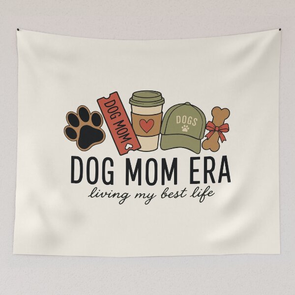 Item preview, Dog Mom Living My Best Life designed and sold by Oniyasha.