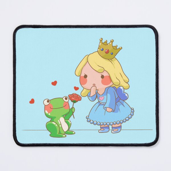 Item preview, Cute Princess and Frog Prince Sticker designed and sold by Oh My Cute! .