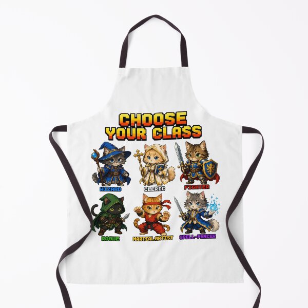 Item preview, Choose Your Class Feline Chibi RPG Character Selection designed and sold by chattsuede.