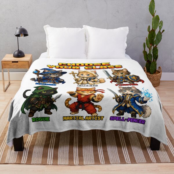 Item preview, Choose Your Class Feline Chibi RPG Character Selection designed and sold by chattsuede.