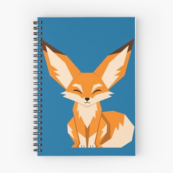 Item preview, Geometric Fennec Fox – Cute Low Poly Desert Fox Illustration designed and sold by HueHup.