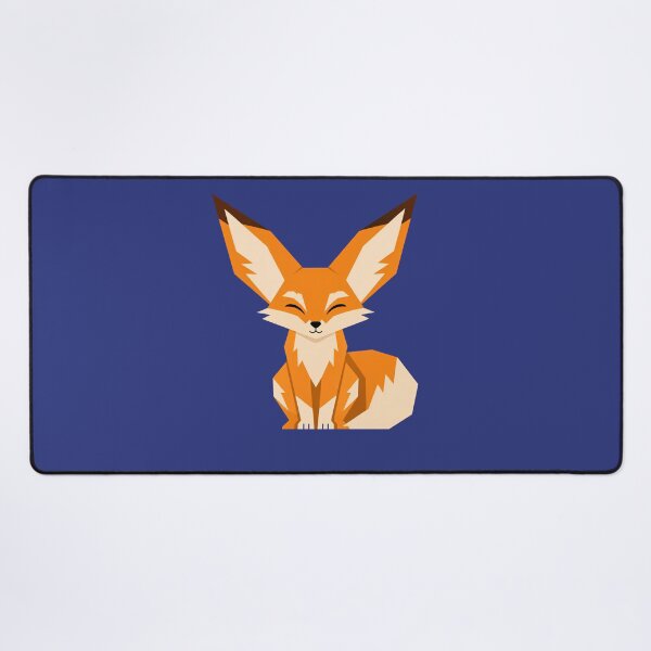 Item preview, Geometric Fennec Fox – Cute Low Poly Desert Fox Illustration designed and sold by HueHup.