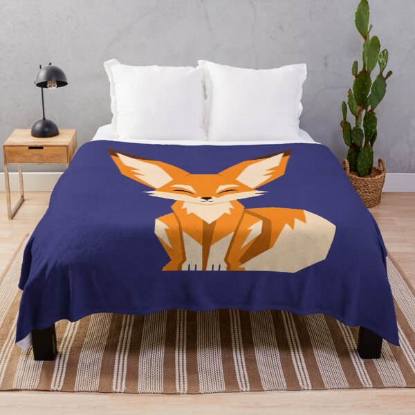 Item preview, Geometric Fennec Fox – Cute Low Poly Desert Fox Illustration designed and sold by HueHup.