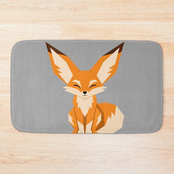 Item preview, Geometric Fennec Fox – Cute Low Poly Desert Fox Illustration designed and sold by HueHup.
