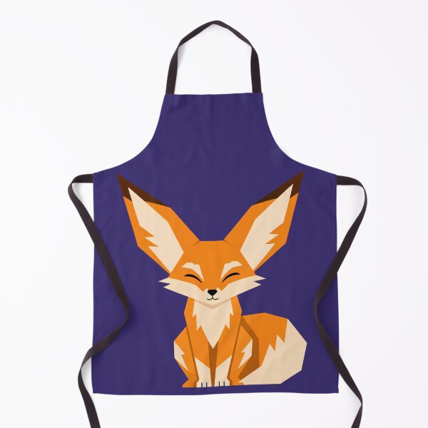 Item preview, Geometric Fennec Fox – Cute Low Poly Desert Fox Illustration designed and sold by HueHup.