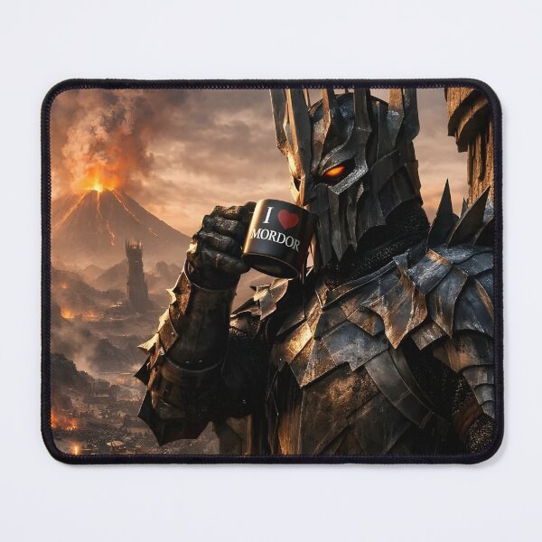 Item preview, Sauron I Love Mordor Coffee | Lord of the Rings Unofficial Fan Art designed and sold by My Artprintz.