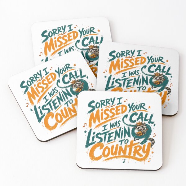 Item preview, Raccoon Listening to Country Rustic Concert Lovers designed and sold by chattsuede.