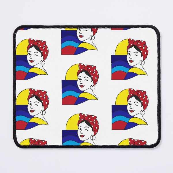 Item preview, Flour Bread Venezuelan Girl Pop Art Sticker | Iconic Venezuela Nostalgia Gift designed and sold by GinColorist.