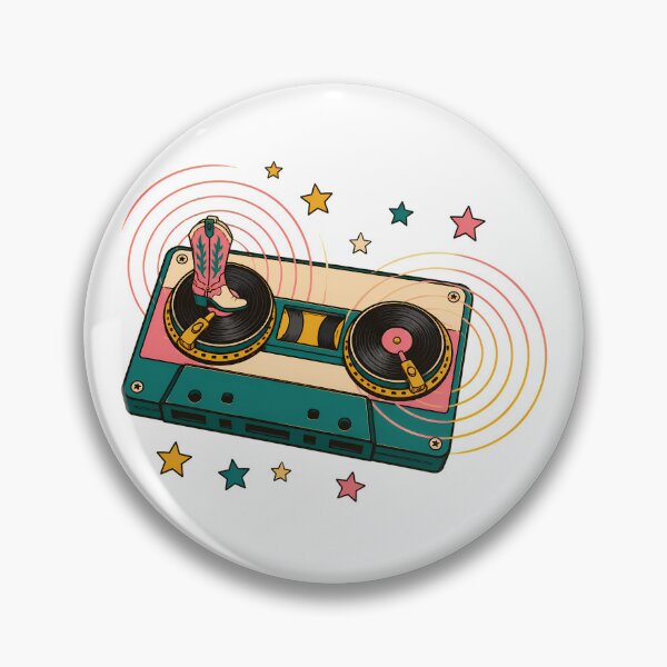 Item preview, Disco Cowgirl Vinyl Boot Turntable Bachelorette designed and sold by chattsuede.