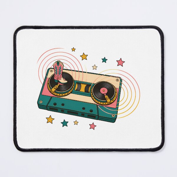Item preview, Disco Cowgirl Vinyl Boot Turntable Bachelorette designed and sold by chattsuede.