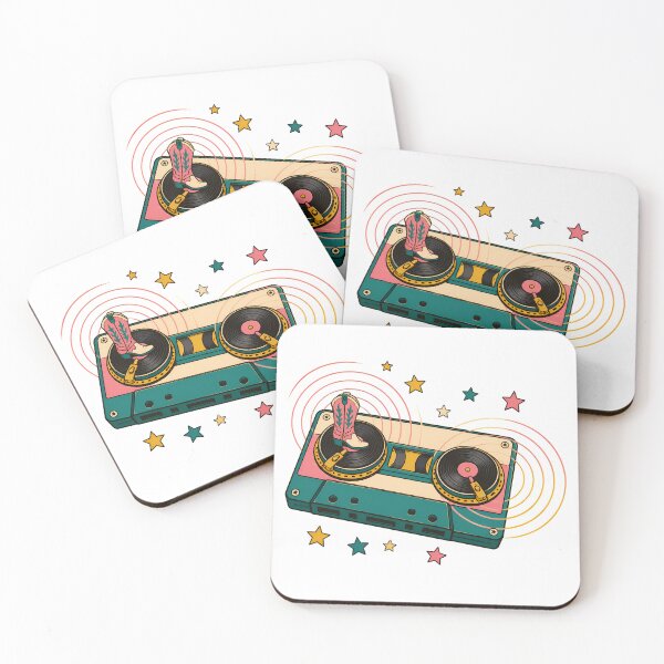 Item preview, Disco Cowgirl Vinyl Boot Turntable Bachelorette designed and sold by chattsuede.