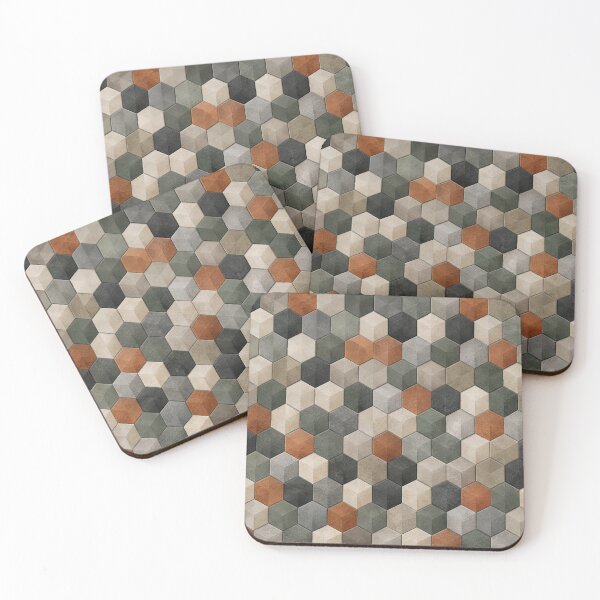Item preview, Rustic Faceted Autumnal Earthy Mid Century Pattern designed and sold by scicilysimonee.