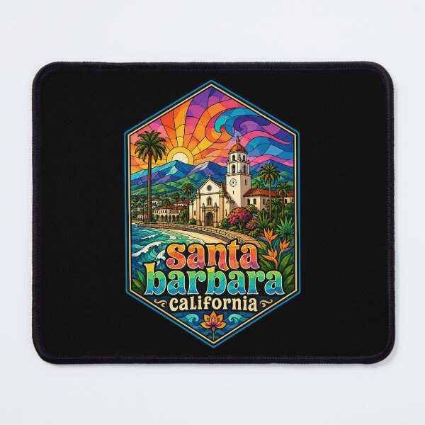 Item preview, Santa Barbara California Stained Glass designed and sold by TomFrontierArt.