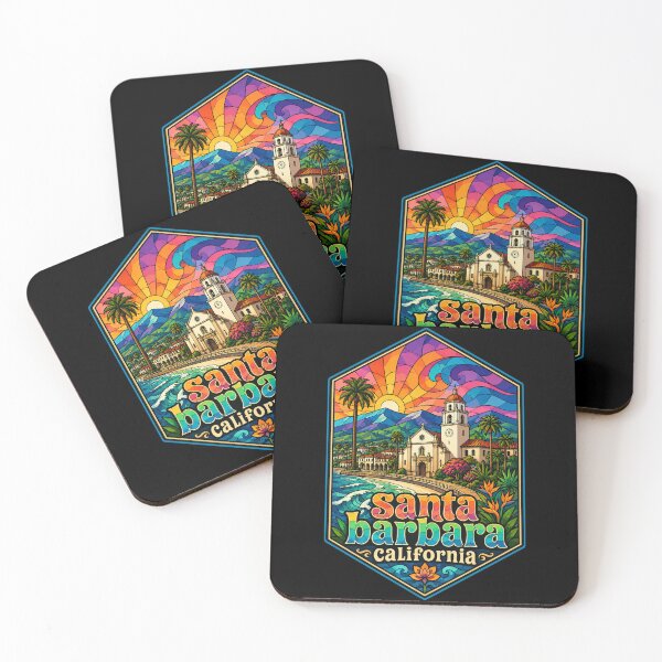 Item preview, Santa Barbara California Stained Glass designed and sold by TomFrontierArt.