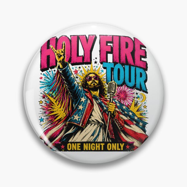 Item preview, Holy Fire Tour Jesus Rocker Patriotic Concert Fireworks designed and sold by chattsuede.