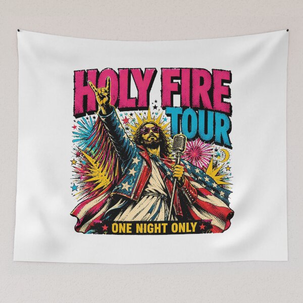 Item preview, Holy Fire Tour Jesus Rocker Patriotic Concert Fireworks designed and sold by chattsuede.