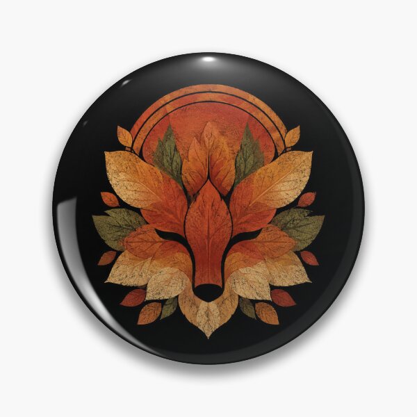 Item preview, Retro Fox Spirit Vintage Botanical Wilderness Nature designed and sold by Moizento.