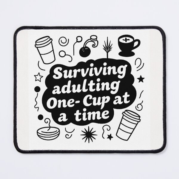 Item preview, Surviving Adulting One Cup at a time designed and sold by Helios Be. Lavsh.
