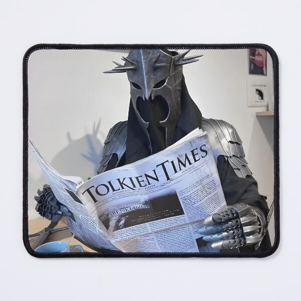 Item preview, Witch-king Reading Tolkien Times, Lord of the Rings Fan Art designed and sold by My Artprintz.
