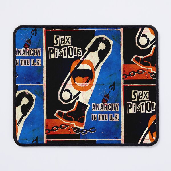 Item preview, Punk Rock Anarchy Poster – Vintage Safety Pin Rebel Art designed and sold by vaerk.