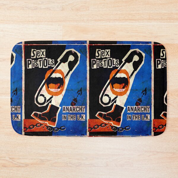Item preview, Punk Rock Anarchy Poster – Vintage Safety Pin Rebel Art designed and sold by vaerk.