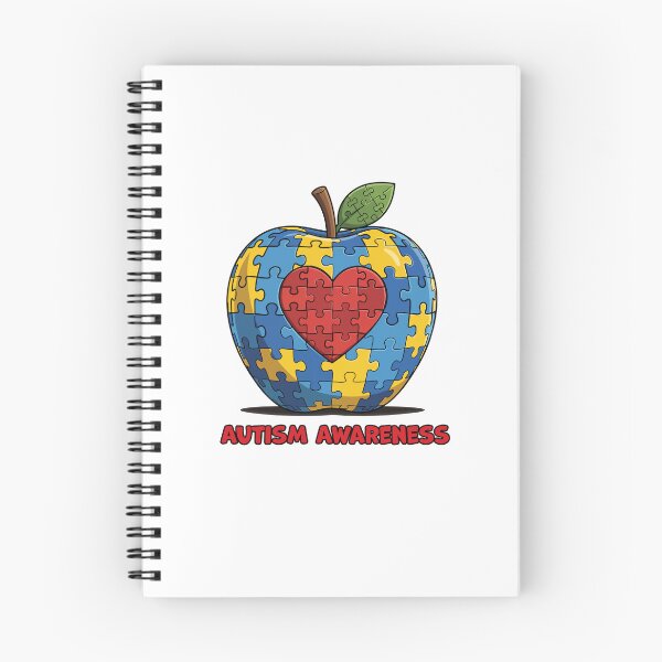 Item preview, Autism Awareness Puzzle Apple Heart designed and sold by SaltCreatives.