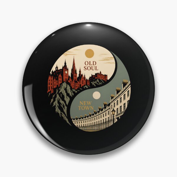Item preview, Edinburgh Old Soul, New Town Yin-Yang designed and sold by Fenay Designs.