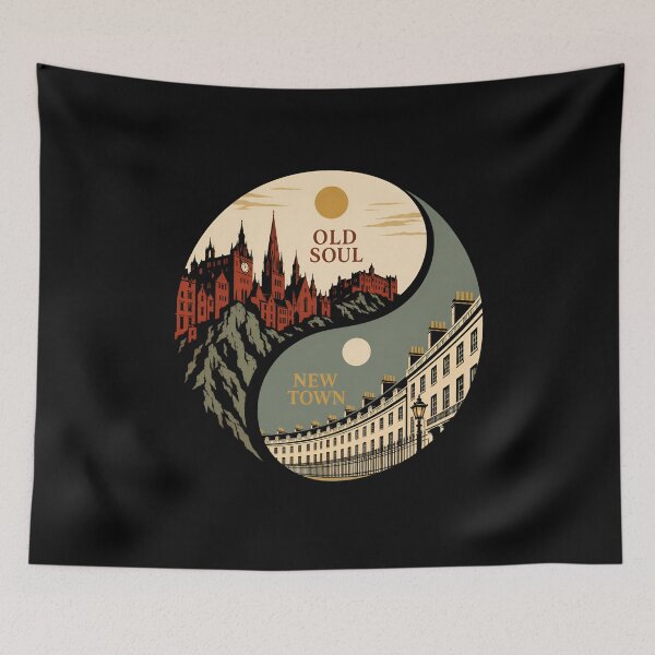 Item preview, Edinburgh Old Soul, New Town Yin-Yang designed and sold by Fenay Designs.