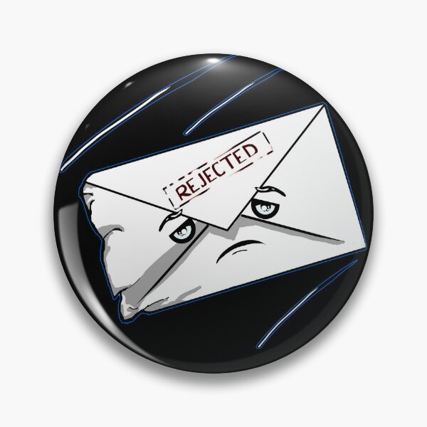 Item preview, Cute Rejected Envelope Cartoon - Funny Job Search & College Rejection Art designed and sold by Kyradem.