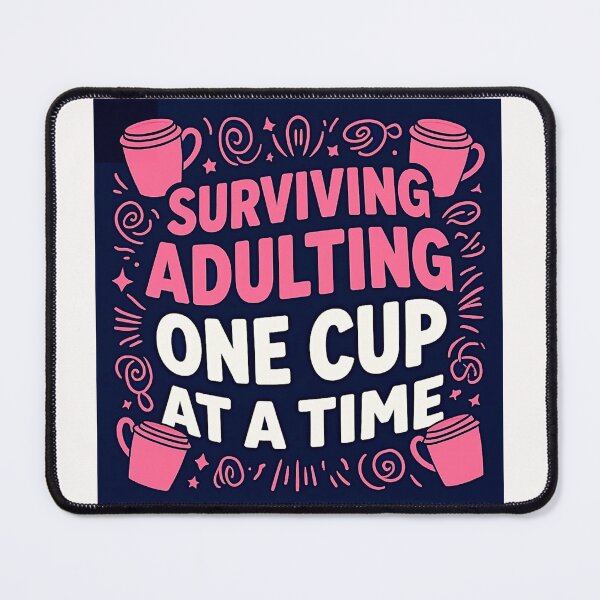 Item preview, Surviving Adulting One Cup at a time #1 designed and sold by Helios Be. Lavsh.