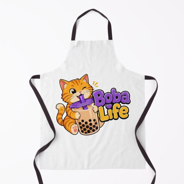 Item preview, Boba Life Tabby Adorable Chibi Milk Tea designed and sold by chattsuede.