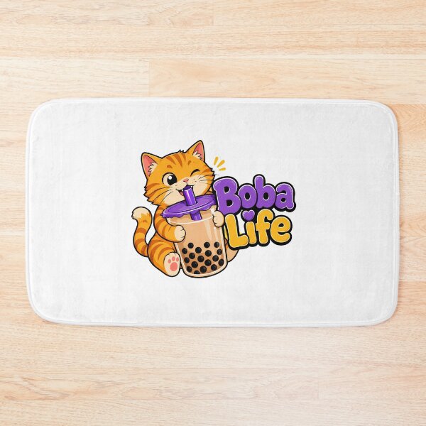 Item preview, Boba Life Tabby Adorable Chibi Milk Tea designed and sold by chattsuede.
