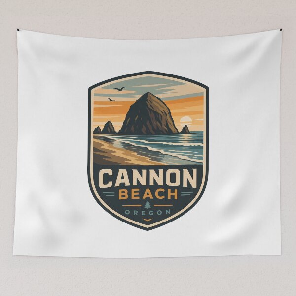 Item preview, Cannon Beach Nature Landscape designed and sold by FrontierCosmic.