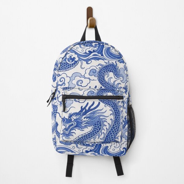 Item preview, Chinese Porcelain Dragon Seamless Pattern | Blue and White Cobalt Porcelain designed and sold by StickyGuys.