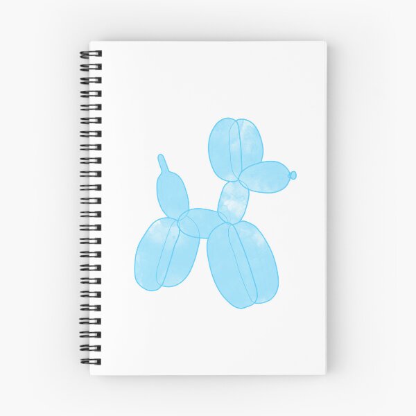 Item preview, Neon Balloon Dog - Blue on White designed and sold by FoxfireStardust.