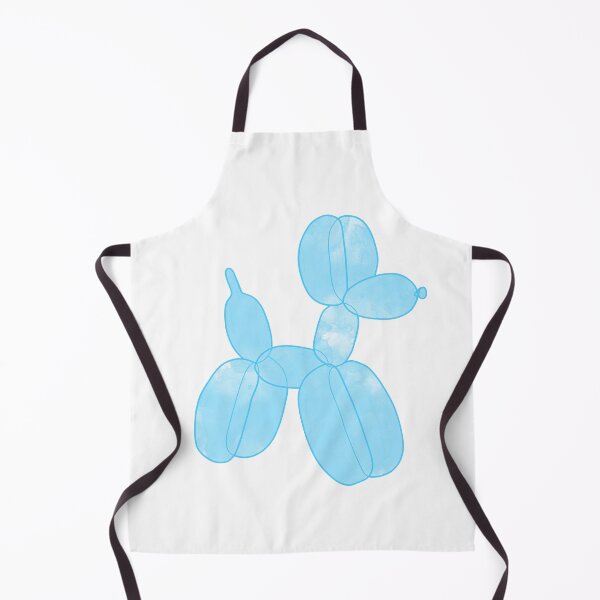 Item preview, Neon Balloon Dog - Blue on White designed and sold by FoxfireStardust.
