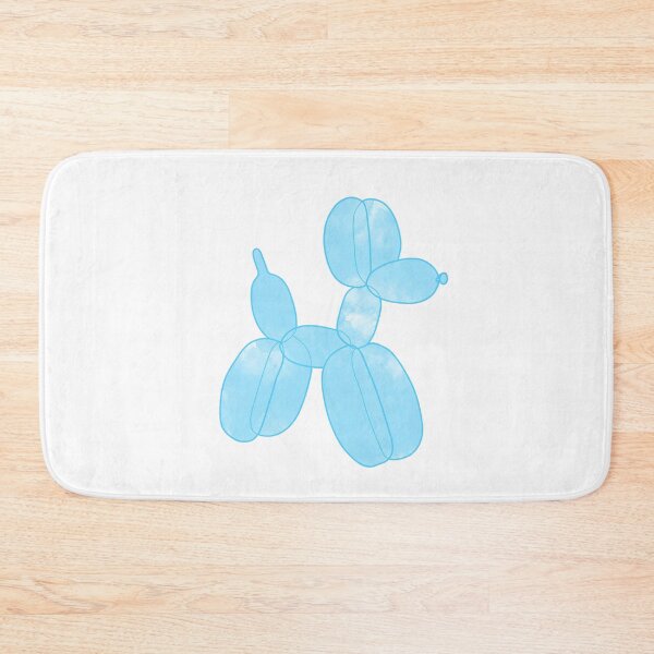Item preview, Neon Balloon Dog - Blue on White designed and sold by FoxfireStardust.