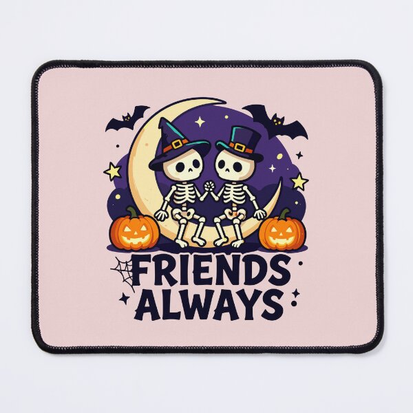 Item preview, Friends Always Halloween Skeleton | Best Friends Spooky Halloween Gift designed and sold by artscreat.