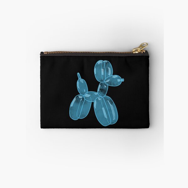 Item preview, Neon Balloon Dog - Blue on Black designed and sold by FoxfireStardust.