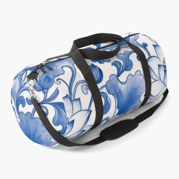 Item preview, Chinese Porcelain Lotus Scroll Seamless Pattern | Blue and White Cobalt Floral designed and sold by StickyGuys.