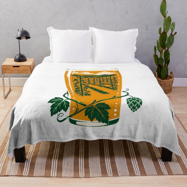 Item preview, Hop Farm Craft Beer Organic Hop Yard Scene designed and sold by chattsuede.
