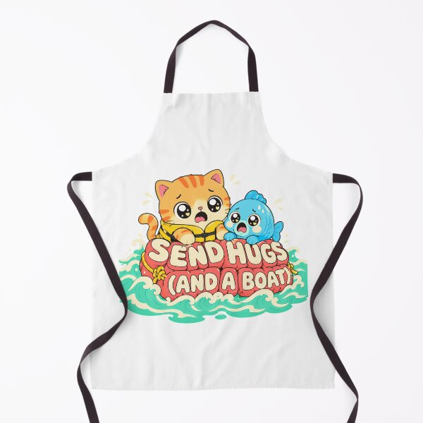 Item preview, Send Hugs Tabby Ocean Rescue Cartoon designed and sold by chattsuede.