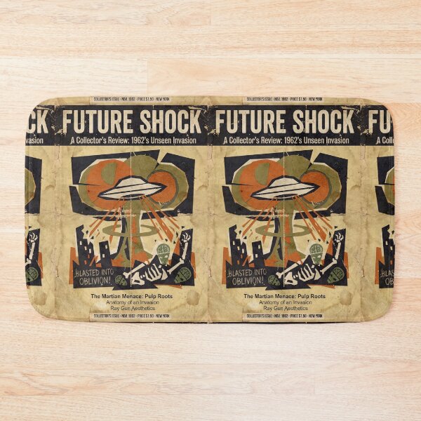 Item preview, Retro Alien Invasion Poster - Vintage UFO Pulp Sci-Fi Wall Art designed and sold by vaerk.