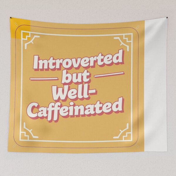 Item preview, Introverted but well caffeinated designed and sold by Helios Be. Lavsh.