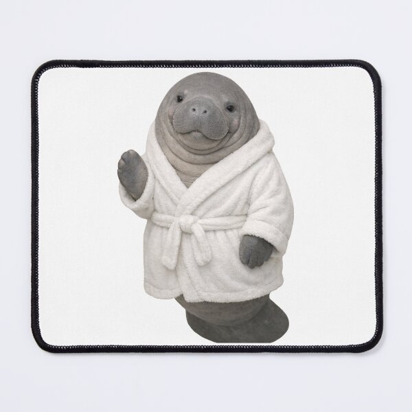 Item preview, Bathrobe Manatee designed and sold by Sillytoe.