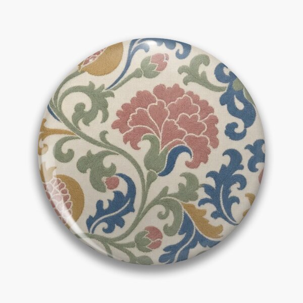 Item preview, Jacobean Floral Seamless Pattern | Vintage Crewelwork Embroidery Wallpaper designed and sold by StickyGuys.