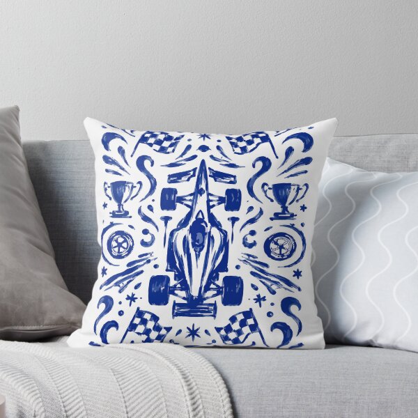 Item preview, racing blue patterns designed and sold by Gemini-SA.