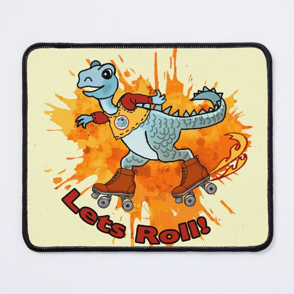 Item preview, Dinosaur Rollerskater designed and sold by artmuvz.