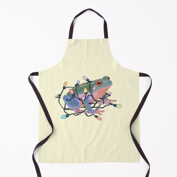 Item preview, Frog Tangled In Christmas Lights designed and sold by jianina-alondra.